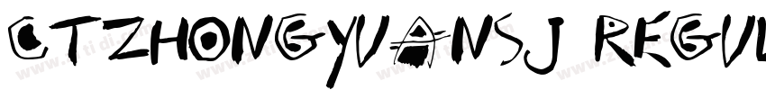 CTZhongYuanSJ Regula字体转换